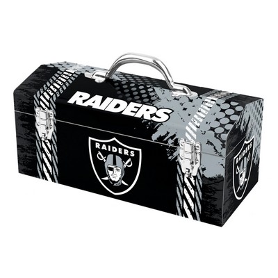 Fan Mats  LLC Las Vegas Raiders Tool Box Gray & Black