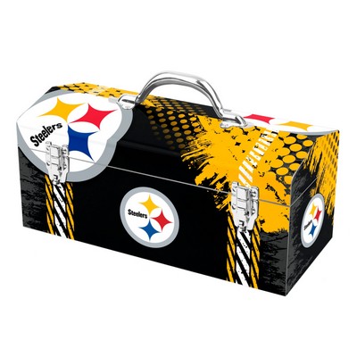 Fan Mats  LLC Pittsburgh Steelers Tool Box Yellow & Black