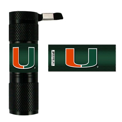 Fan Mats  LLC Miami Hurricanes Flashlight Green