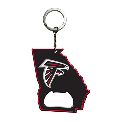 Fan Mats  LLC Atlanta Falcons Keychain Bottle Opener Red & Black