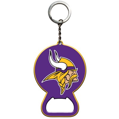 Fan Mats  LLC Minnesota Vikings Keychain Bottle Opener Purple & Yellow