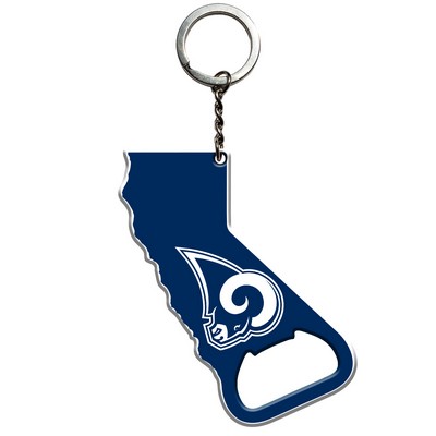 Fan Mats  LLC Los Angeles Rams Keychain Bottle Opener Blue