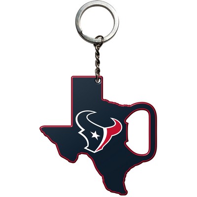 Fan Mats  LLC Houston Texans Keychain Bottle Opener Blue, Red