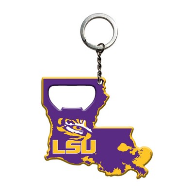 Fan Mats  LLC LSU Tigers Keychain Bottle Opener Purple