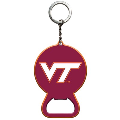 Fan Mats  LLC Virginia Tech Hokies Keychain Bottle Opener Red