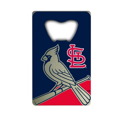 Fan Mats  LLC St. Louis Cardinals Credit Card Bottle Opener Blue