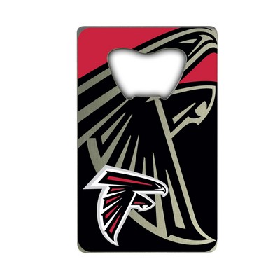 Fan Mats  LLC Atlanta Falcons Credit Card Bottle Opener Red, Black & Silver