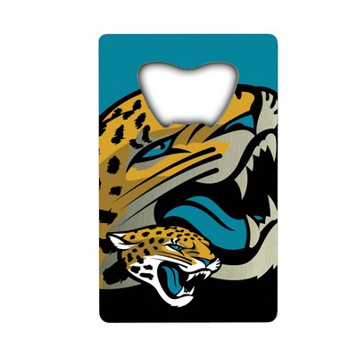 Fan Mats  LLC Jacksonville Jaguars Credit Card Bottle Opener Teal