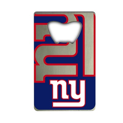 Fan Mats  LLC New York Giants Credit Card Bottle Opener Dark Blue