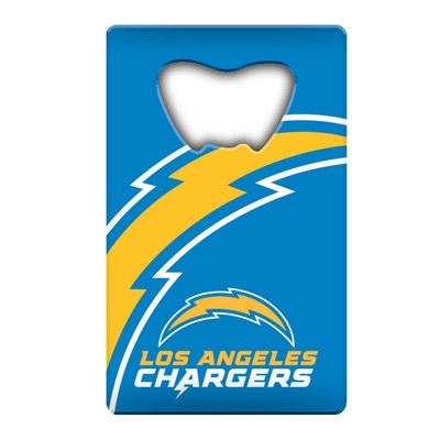 Fan Mats  LLC Los Angeles Chargers Credit Card Bottle Opener Blue