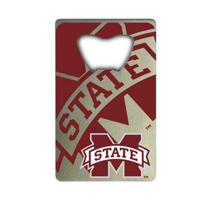 Fan Mats  LLC Mississippi State Bulldogs Credit Card Bottle Opener Maroon