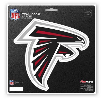 Fan Mats  LLC Atlanta Falcons Large Decal Red & Black