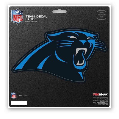 Fan Mats  LLC Carolina Panthers Large Decal Black & Blue