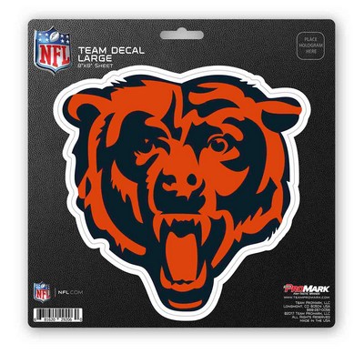 Fan Mats  LLC Chicago Bears Large Decal Blue & Orange