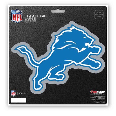 Fan Mats  LLC Detroit Lions Large Decal Blue