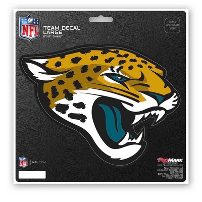 Fan Mats  LLC Jacksonville Jaguars Large Decal Teal