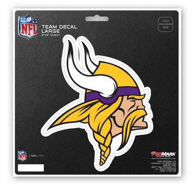 Fan Mats  LLC Minnesota Vikings Large Decal Purple & Yellow