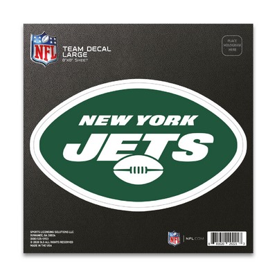 Fan Mats  LLC New York Jets Large Decal Green