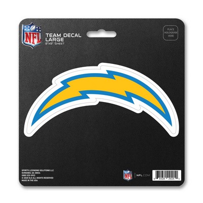 Fan Mats  LLC Los Angeles Chargers Large Decal Blue & Yellow