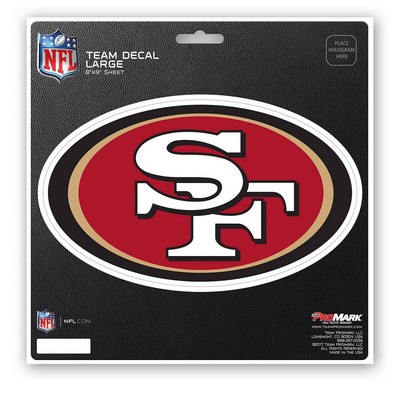 Fan Mats  LLC San Francisco 49ers Large Decal Red