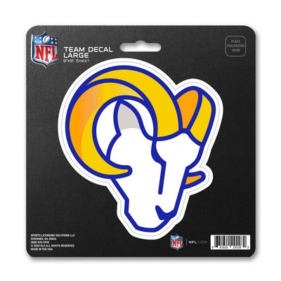 Fan Mats  LLC Los Angeles Rams Large Decal Blue