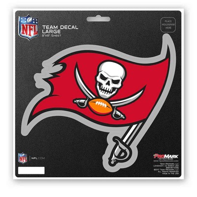 Fan Mats  LLC Tampa Bay Buccaneers Large Decal Red