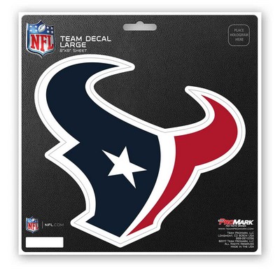 Fan Mats  LLC Houston Texans Large Decal Blue & Red