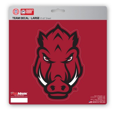 Fan Mats  LLC Arkansas Razorbacks Large Decal Cardinal