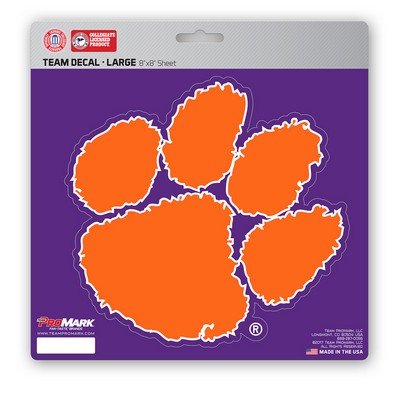 Fan Mats  LLC Clemson Tigers Large Decal Orange