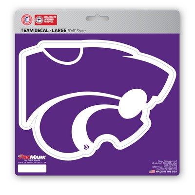 Fan Mats  LLC Kansas State Wildcats Large Decal Purple