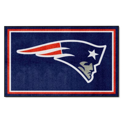 Fan Mats  LLC New England Patriots 4x6 Rug Navy