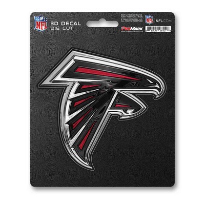 Fan Mats  LLC Atlanta Falcons 3D Decal Red & Black