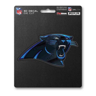 Fan Mats  LLC Carolina Panthers 3D Decal Black & Blue