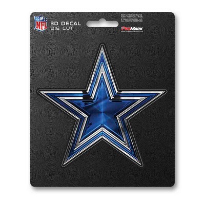 Fan Mats  LLC Dallas Cowboys 3D Decal Navy