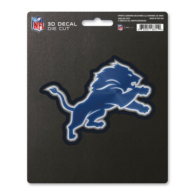 Fan Mats  LLC Detroit Lions 3D Decal Blue