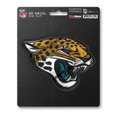 Fan Mats  LLC Jacksonville Jaguars 3D Decal Teal