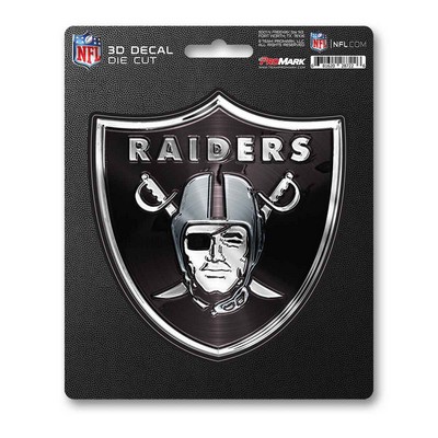 Fan Mats  LLC Las Vegas Raiders 3D Decal Black