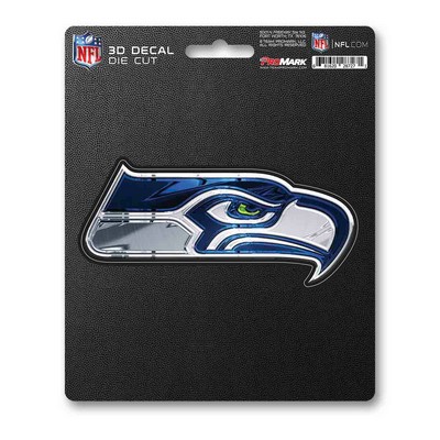 Fan Mats  LLC Seattle Seahawks 3D Decal Blue