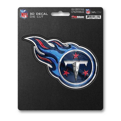 Fan Mats  LLC Tennessee Titans 3D Decal Blue, Red