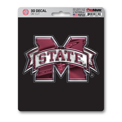 Fan Mats  LLC Mississippi State Bulldogs 3D Decal Maroon