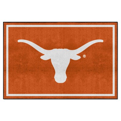 Fan Mats  LLC Texas Longhorns 5x8 Rug Orange