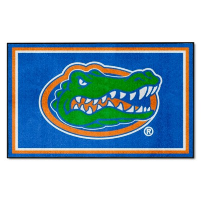 Fan Mats  LLC Florida Gators 4x6 Rug Blue