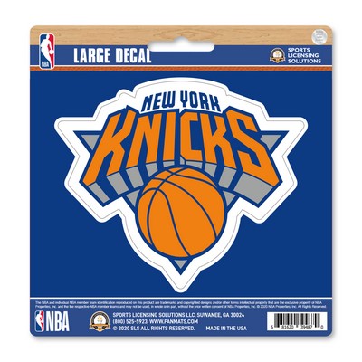 Fan Mats  LLC New York Knicks Large Decal Orange