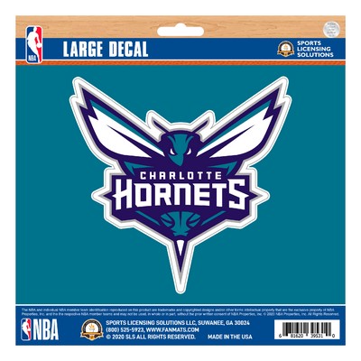 Fan Mats  LLC Charlotte Hornets Large Decal Purple