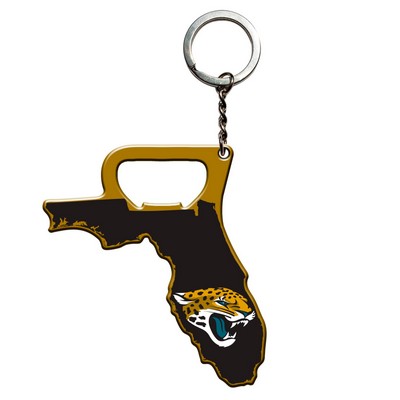 Fan Mats  LLC Jacksonville Jaguars Keychain Bottle Opener Brown