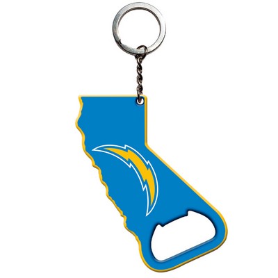 Fan Mats  LLC Los Angeles Chargers Keychain Bottle Opener Blue