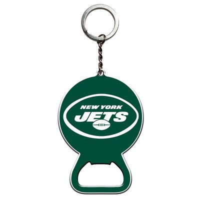 Fan Mats  LLC New York Jets Keychain Bottle Opener Green