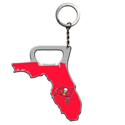 Fan Mats  LLC Tampa Bay Buccaneers Keychain Bottle Opener Red