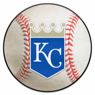 Fan Mats  LLC Kansas City Royals Baseball Mat White