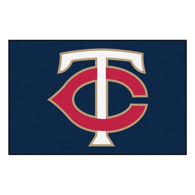 Fan Mats  LLC Minnesota Twins Starter Mat Navy